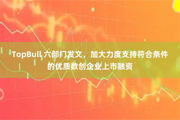 TopBull 六部门发文,加大力度支持符合条件的优质数创企业上市融资