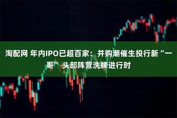 淘配网 年内IPO已超百家：并购潮催生投行新“一哥” 头部阵营洗牌进行时